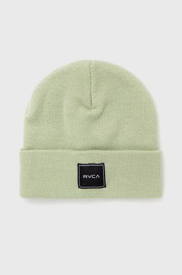 RVCA Căciulă culoarea verde, din tesatura neteda Dama