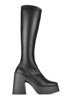 Altercore Cizme Sofia femei, culoarea negru, cu toc drept Dama