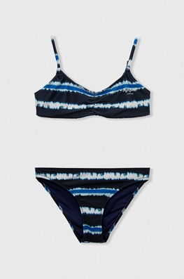 Pepe Jeans costum de baie pentru copii din două piese culoarea albastru marin , Doua piese bleumarin Dama