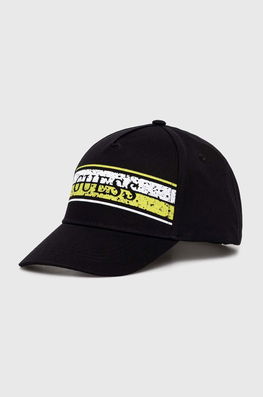 Guess șapcă din bumbac pentru copii culoarea negru, neted , Șepci de baseball Barbati