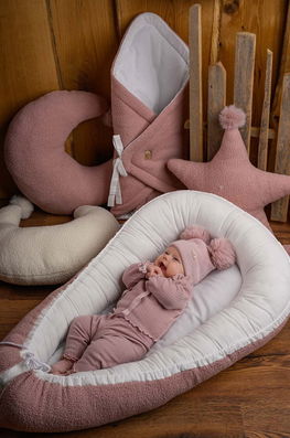 Jamiks cocon pentru bebe SOLAR , Timpul de somn roz Dama