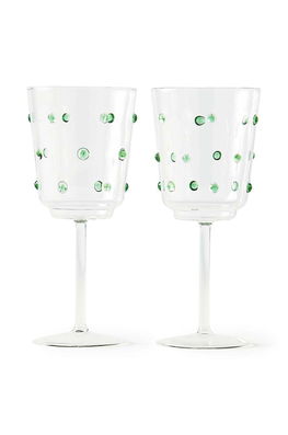Pols Potten set de pahare de vin 2-pack verde