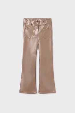 Mayoral pantaloni copii culoarea negru, neted , Pânză Dama