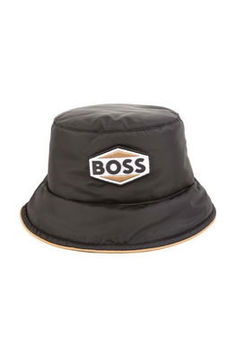 BOSS palarie copii culoarea negru , Pălării Barbati