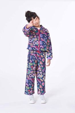 Marc Jacobs bluza copii culoarea roz, cu glugă, modelator , Cu fermoar Dama