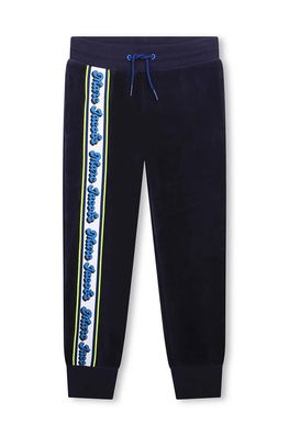 Marc Jacobs pantaloni de trening pentru copii culoarea albastru marin, cu imprimeu , Sport bleumarin Barbati