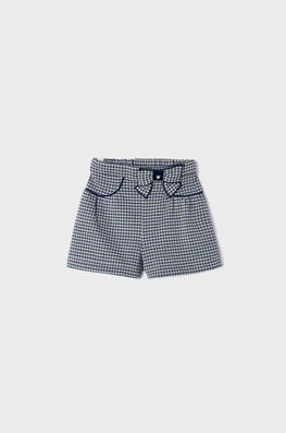 Mayoral pantaloni scurti copii culoarea albastru marin bleumarin Dama