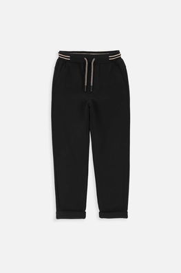 Coccodrillo pantaloni de trening pentru copii culoarea negru, neted , Pânză Barbati
