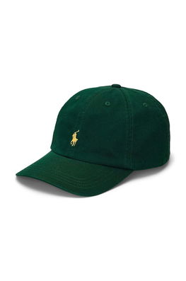 Polo Ralph Lauren șapcă din bumbac pentru copii culoarea verde, cu imprimeu , Șepci de baseball Barbati