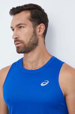 Asics tricou de alergare Core albastru Barbati