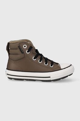 Converse tenisi copii culoarea maro , Teniși înalţi Dama