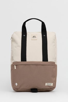 Lefrik Rucsac femei, culoarea crem, mare, material neted bej Dama