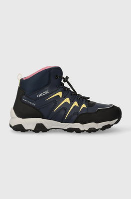 Geox cizme de iarna pentru copii culoarea albastru marin bleumarin Dama