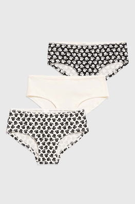 United Colors of Benetton chiloti copii 3-pack culoarea bej , Chiloți Dama