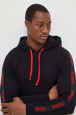 HUGO trening lounge din bumbac culoarea negru Barbati