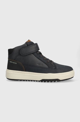 Geox pantofi culoarea albastru marin , Sneakers bleumarin Barbati