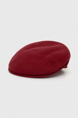 Kangol palarie de lana culoarea bordo, de lana burgundia