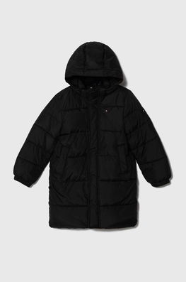 Tommy Hilfiger geaca copii culoarea negru , Geci lungi Barbati
