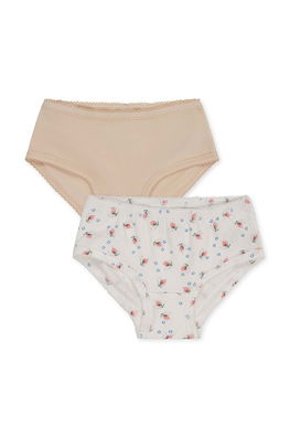 Konges Sløjd chiloti copii 2-pack culoarea bej , Chiloți Dama