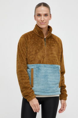 Marmot hanorac Homestead Fleece culoarea maro, modelator Dama