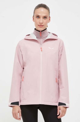 Salewa geaca femei, culoarea roz Dama