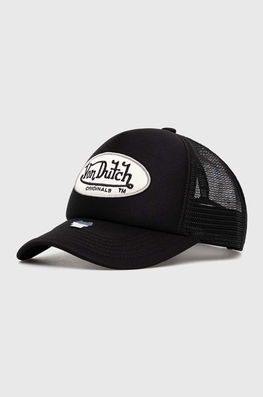 Von Dutch sapca culoarea negru, cu imprimeu