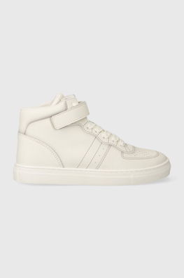 Emporio Armani teniși din piele copii culoarea bej , Sneakers Barbati