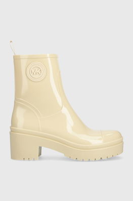 MICHAEL Michael Kors cizme Karis femei, culoarea bej, 40F3KSMB5Q Dama