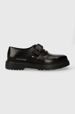 Filling Pieces pantofi de piele FP Waspy Dress Up barbati, culoarea negru, 47917551861