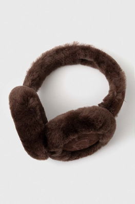 UGG casti de lana pentru urechi culoarea maro, de lana Dama