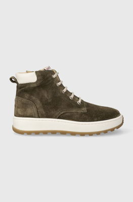 Pom D'api pantofi din piele intoarsa pentru copii FLOW BOOTS culoarea verde Dama