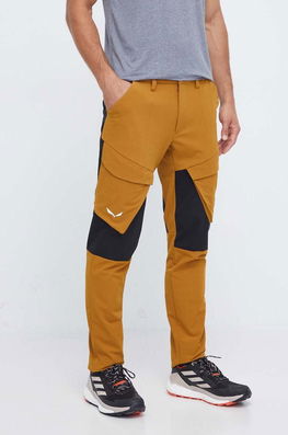 Salewa pantaloni de exterior Puez culoarea maro Barbati