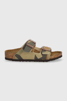 Birkenstock slapi copii culoarea verde , Papuci Dama