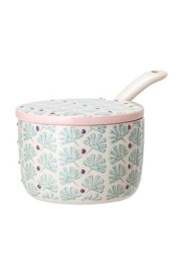 Bloomingville recipient cu capac multicolor