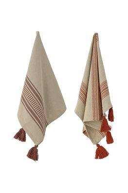 Bloomingville un set de prosoape de bucătărie (2-pack) gri