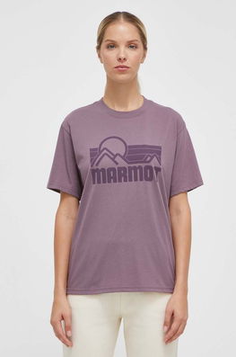 Marmot tricou femei, culoarea violet Dama