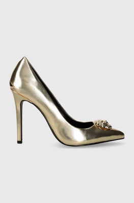 Just Cavalli pantofi cu toc culoarea auriu, 75RA3S04 ZS746 929 Dama