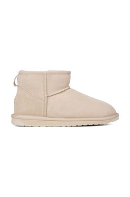Emu Australia cizme de zapada din piele intoarsa Stinger Micro femei, culoarea bej, W10937.MACA Dama