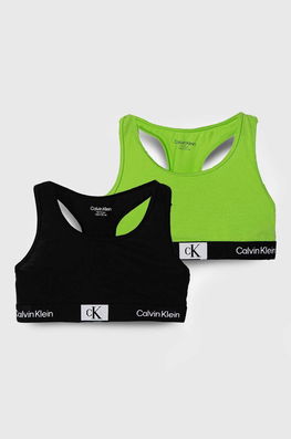 Calvin Klein Underwear sutien sport fete 2-pack culoarea verde , Sutiene sport Dama