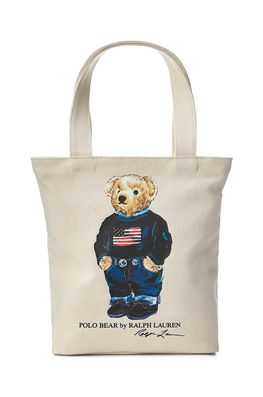 Polo Ralph Lauren poseta fete culoarea bej , Crossbody Dama