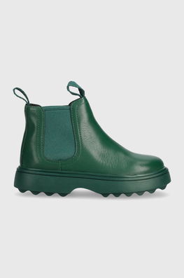 Camper cizme chelsea din piele pentru copii Norte Kids culoarea verde Dama