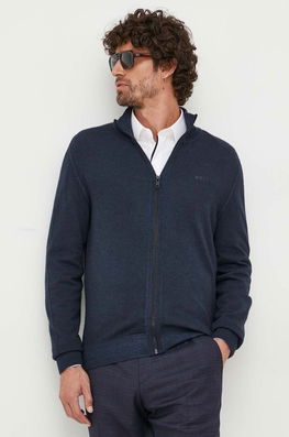 Boss Orange cardigan din lana BOSS ORANGE albastru Barbati