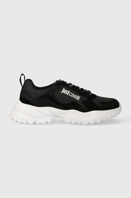 Just Cavalli sneakers culoarea negru, 75QA3SL1 ZSA06 899 Barbati