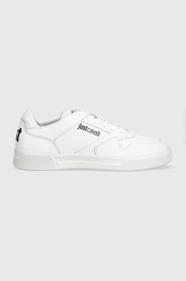Just Cavalli sneakers din piele culoarea alb, 75QA3SB6 ZP381 003 Barbati