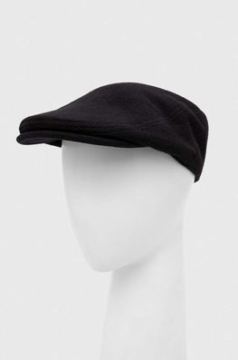 Lacoste bereta de lana culoarea negru, de lana