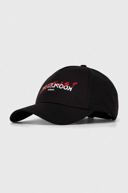 The Kooples șapcă de baseball din bumbac culoarea negru, cu imprimeu Dama