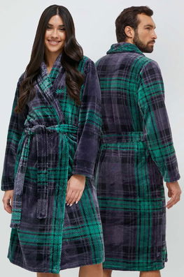 United Colors of Benetton halat culoarea albastru marin bleumarin