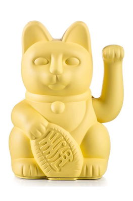 Donkey decorație Lucky Cat galben