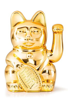 Donkey decorație Lucky Cat galben