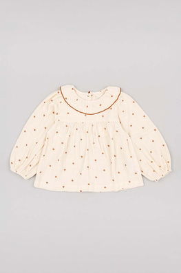 zippy bluza de bumbac pentru copii culoarea bej, modelator , Bluze subțiri Dama